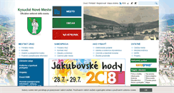 Desktop Screenshot of kysuckenovemesto.sk